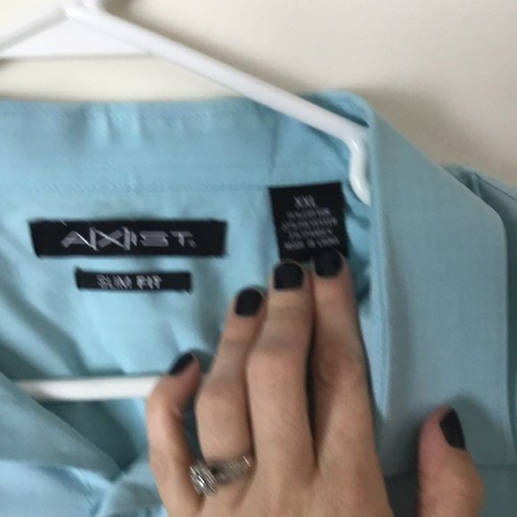 Men's Axist Slim Fit Dress Shirt size XXL - Picture 4 of 6